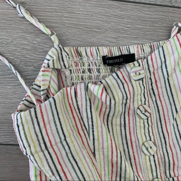 Forever 21 Rainbow-Striped Cami Dress - Picture 3 of 5